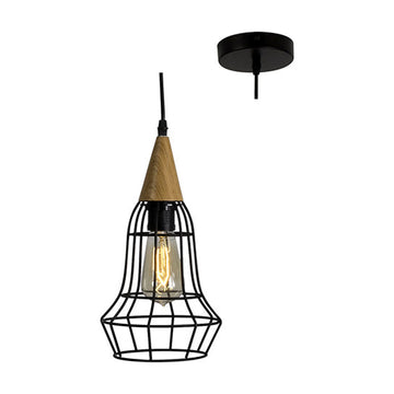 Eurolux Pendant Vibrato 170mm Black - image 01