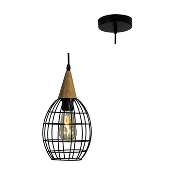 Eurolux Pendant Vibrato 150mm Black - image 01