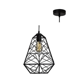 Eurolux Pendant Mante 300mm Black in Electrical & Lighting,Lighting,Interior Lighting