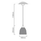 Eurolux Pendant Syphen 180mm Black - image 01