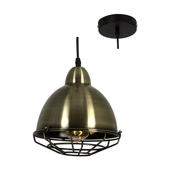 Eurolux Pendant Vibrato 205mm Antique Brass - image 01
