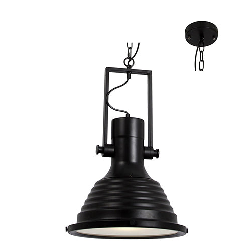 Eurolux Pendant Starboard 350mm Black in Electrical & Lighting,Lighting,Interior Lighting