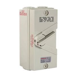 Eurolux Isolator Switch 2 Pole 35 AMP 440V IP66 - image 01