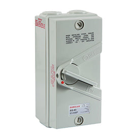Eurolux Isolator Switch 2 Pole 63 AMP 440V IP66 in Electrical & Lighting,Electrical Accessories,Circuit Breakers & Distribution Boards
