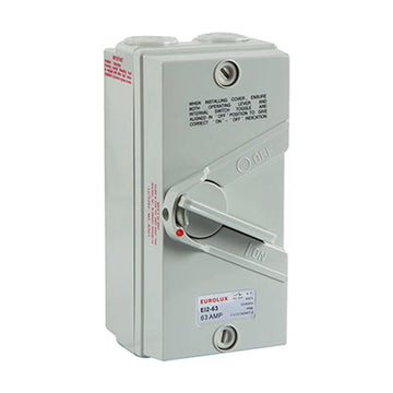 Eurolux Isolator Switch 2 Pole 63 AMP 440V IP66 - image 01