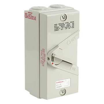 Eurolux Isolator Switch 3 Pole 20 AMP 440V IP66 in Electrical & Lighting,Electrical Accessories,Circuit Breakers & Distribution Boards