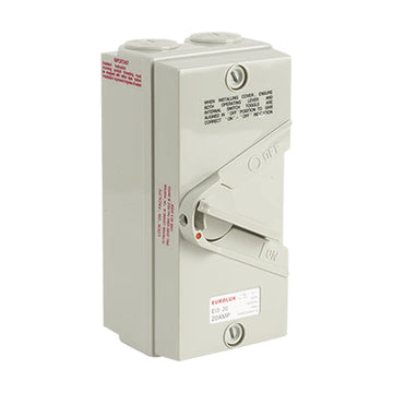 Eurolux Isolator Switch 3 Pole 20 AMP 440V IP66 - image 01
