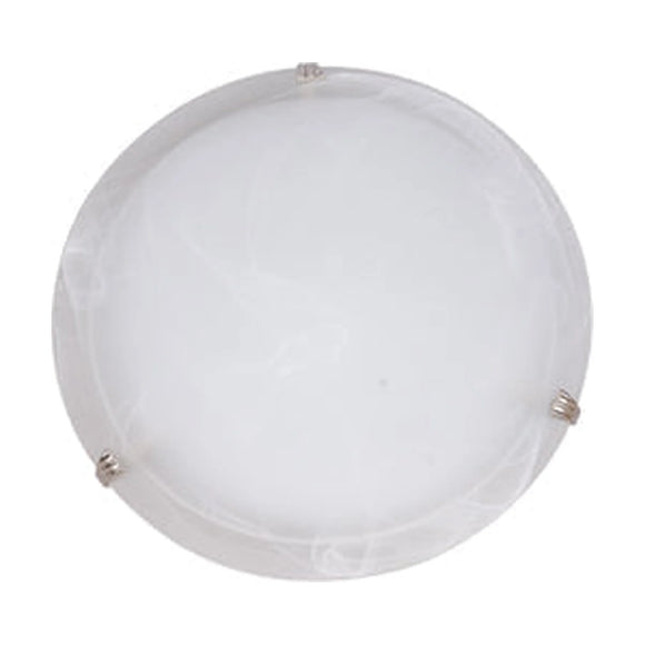 Eurolux Alabaster Ceiling Light 300mm & Set of 3 Clips - image 01