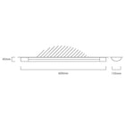 Eurolux LED Ceiling Light 600mm 2x9w White IP20 - image 01