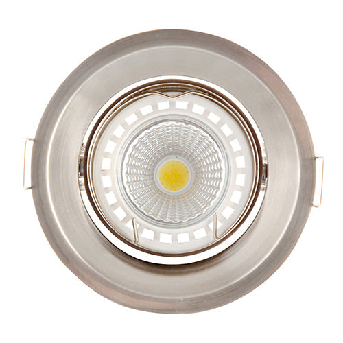 Eurolux Round Downlight Anti-Glare 85mm Satin Chrome in Electrical & Lighting,Lighting,Interior Lighting