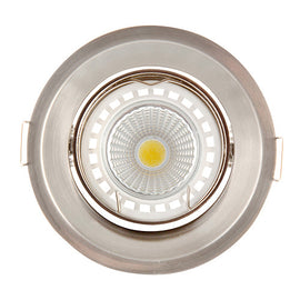 Eurolux Round Downlight Anti-Glare 85mm Satin Chrome in Electrical & Lighting,Lighting,Interior Lighting