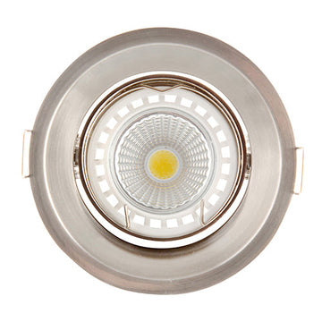 Eurolux Round Downlight Anti-Glare 85mm Satin Chrome in Electrical & Lighting,Lighting,Interior Lighting