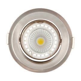 Eurolux Round Downlight Anti-Glare 85mm Satin Chrome - image 01