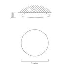 Eurolux Slim Ceiling Light White LED 18w - image 01