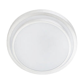 Eurolux Power Ceiling Light 340mm Silver Tiered LED 24w 4000K - image 01