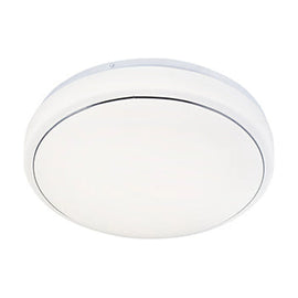 Eurolux Power Ceiling Light 255mm Silver Ring LED 12w 4000K - image 01