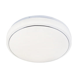 Eurolux Power Ceiling Light 285mm Silver Ring LED 18w 4000K - image 01