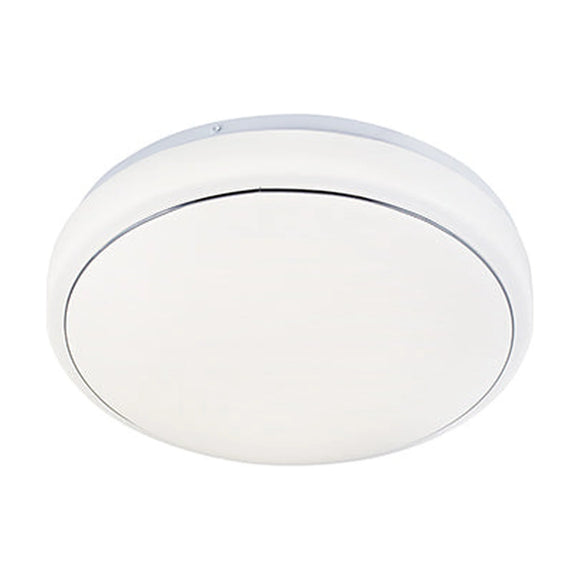 Eurolux Power Ceiling Light 285mm Silver Ring LED 18w 4000K - image 01