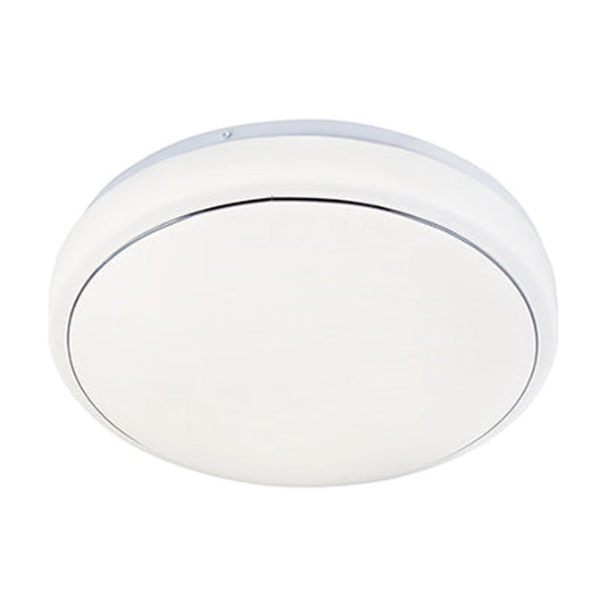 Eurolux Power Ceiling Light 285mm Silver Ring LED 18w 4000K - image 01