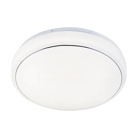 Eurolux Power Ceiling Light 325mm Silver Ring LED 24w 4000K - image 01