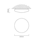 Eurolux Power Ceiling Light 255mm White LED 12w 4000K - image 01