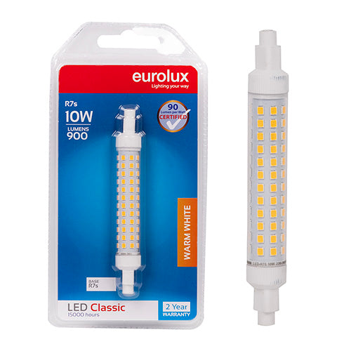 Eurolux LED QI Classic 10w R7s J118 3000K N in Electrical & Lighting,Lighting,Globes & Tubes