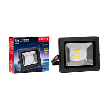 Eurolux LED 20W Floodlight Black - image 01
