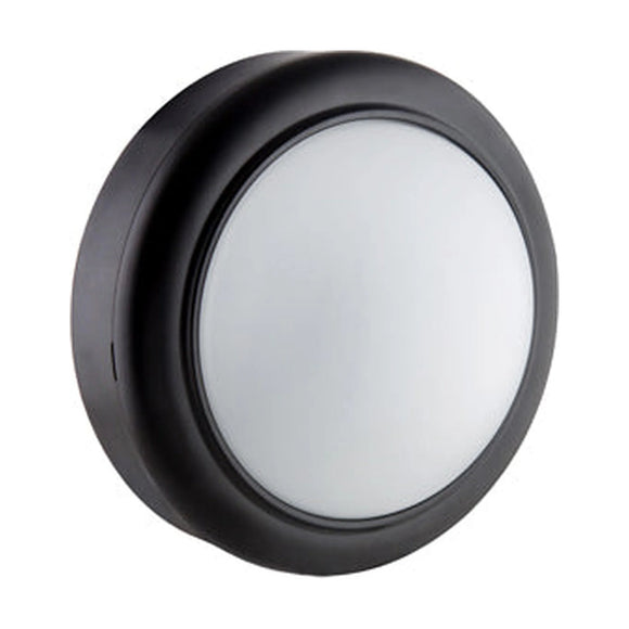 Eurolux Round Bulkhead 140mm Black LED 1x8w - image 01