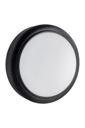 Eurolux Round Bulkhead 180mm Black LED 1x15W in Electrical & Lighting_Interior Lighting