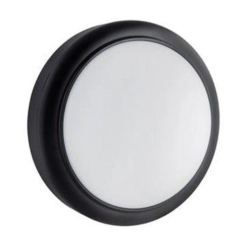 Eurolux Round Bulkhead 180mm Black LED 1x15W - image 01