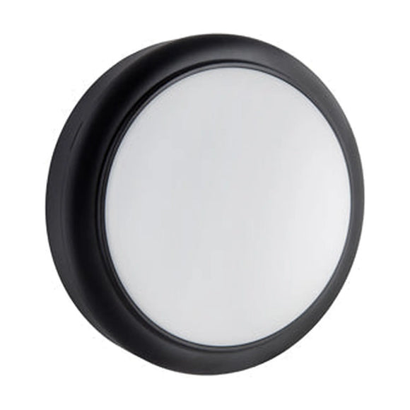 Eurolux Round Bulkhead 180mm Black LED 1x15W - image 01
