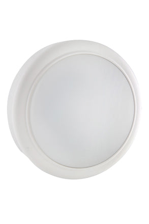 Eurolux Round Bulkhead 180mm White LED 1x15W in Electrical & Lighting_Interior Lighting