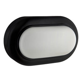 Eurolux Oval Bulkhead 170mm Black LED 1x8w in Electrical & Lighting_Interior Lighting