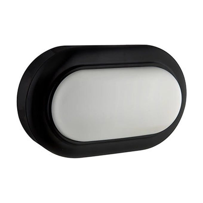 Eurolux Oval Bulkhead 170mm Black LED 1x8w - image 01