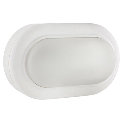 Eurolux Oval Bulkhead 170mm White LED 1x8w in Electrical & Lighting_Interior Lighting