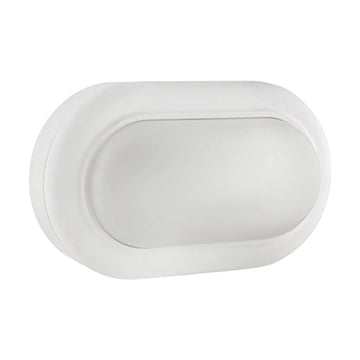 Eurolux Oval Bulkhead 170mm White LED 1x8w - image 01