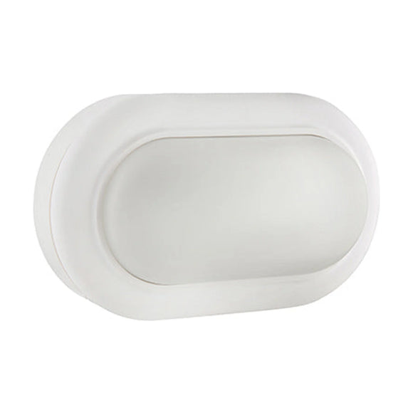 Eurolux Oval Bulkhead 170mm White LED 1x8w - image 01