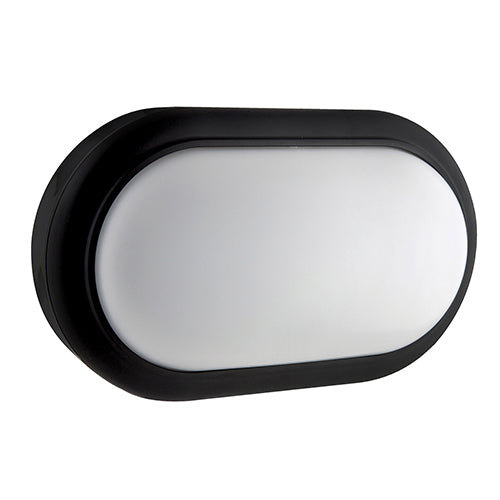 Eurolux Oval Bulkhead 221mm Black LED 1x15W in Electrical & Lighting_Interior Lighting