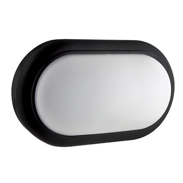 Eurolux Oval Bulkhead 221mm Black LED 1x15W in Electrical & Lighting_Interior Lighting