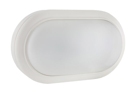 Eurolux Oval Bulkhead 221mm White LED 1x15W in Electrical & Lighting_Interior Lighting