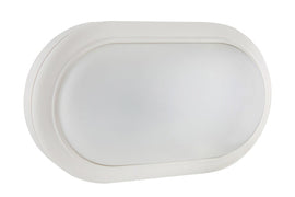 Eurolux Oval Bulkhead 221mm White LED 1x15W in Electrical & Lighting_Interior Lighting