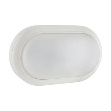 Eurolux Oval Bulkhead 221mm White LED 1x15W - image 01