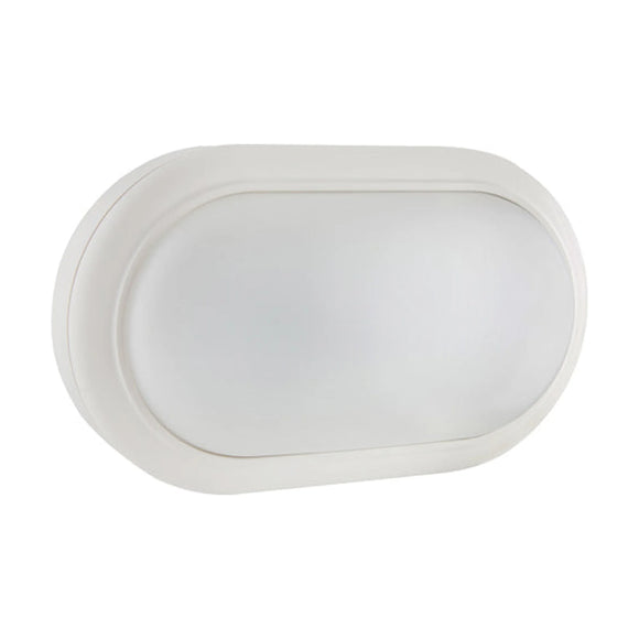 Eurolux Oval Bulkhead 221mm White LED 1x15W - image 01