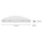 Eurolux Fitting Vapour Proof 1274mm LED 19w 4000K - image 01