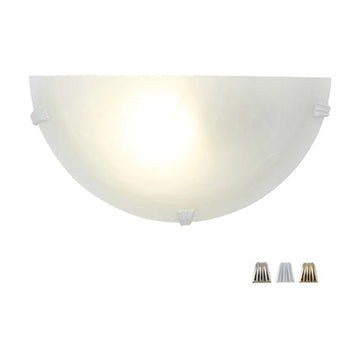 Eurolux Wall Light Alabaster 300mm & Set of 3 Clips - image 01