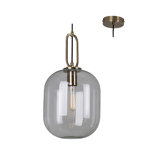 Eurolux Pendant Hallstat 250mm Clear Glass in Electrical & Lighting,Lighting,Interior Lighting