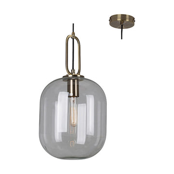 Eurolux Pendant Hallstat 250mm Clear Glass - image 01
