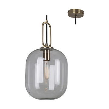 Eurolux Pendant Hallstat 350mm Clear Glass - image 01