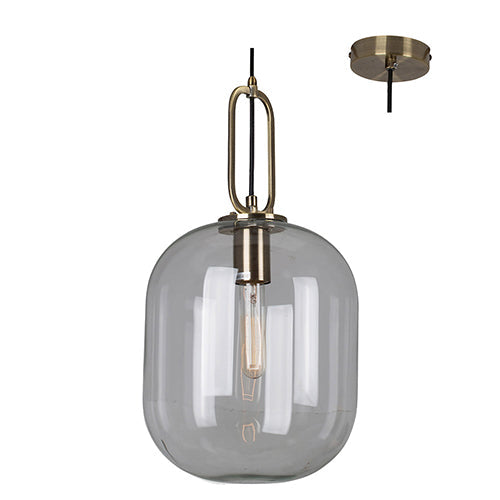 Eurolux Pendant Hallstat 440mm Clear Glass in Electrical & Lighting,Lighting,Interior Lighting