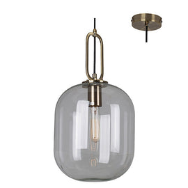 Eurolux Pendant Hallstat 440mm Clear Glass in Electrical & Lighting,Lighting,Interior Lighting